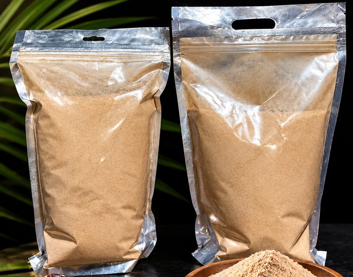 Date powder · pouches